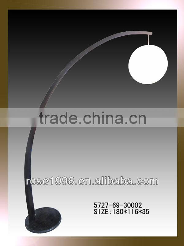 modern glass ball standing lamp