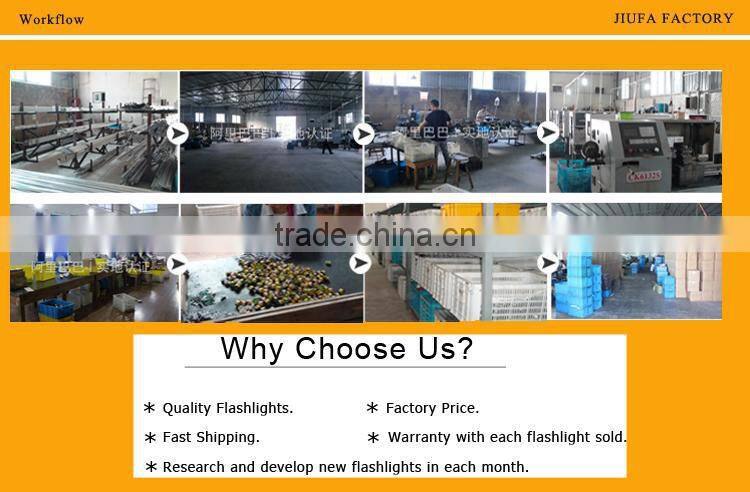 JF zoom double headed 26650 strong light flashlight rechargeable outdoor long distance phone recharge fishing lamps