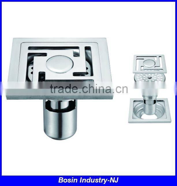 SUS 201, 304 stainless steel rectangular floor drain