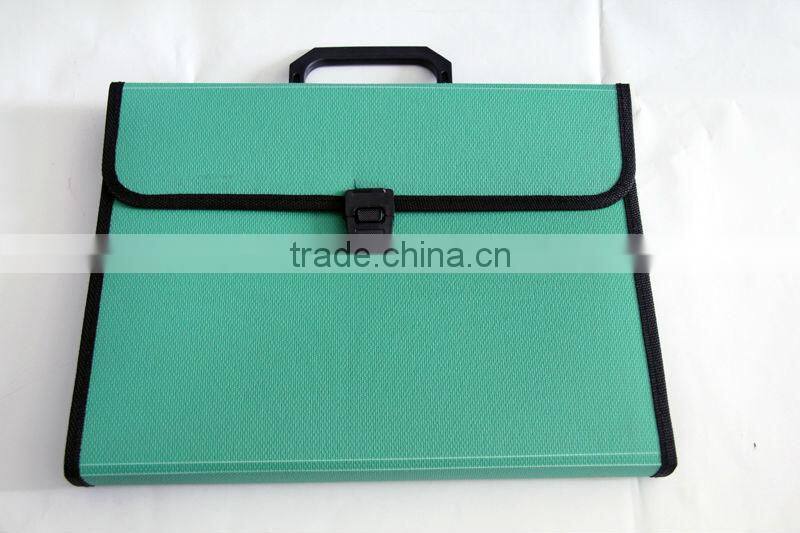 Factory PP expanding bag/expanding file with button closure