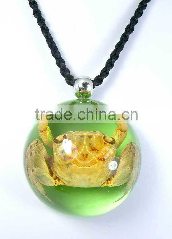 Real Baltic Insect Amber Bead Necklace Design