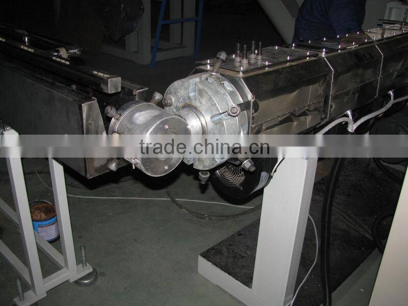 PVC braided soft hose making machine/extrusion line