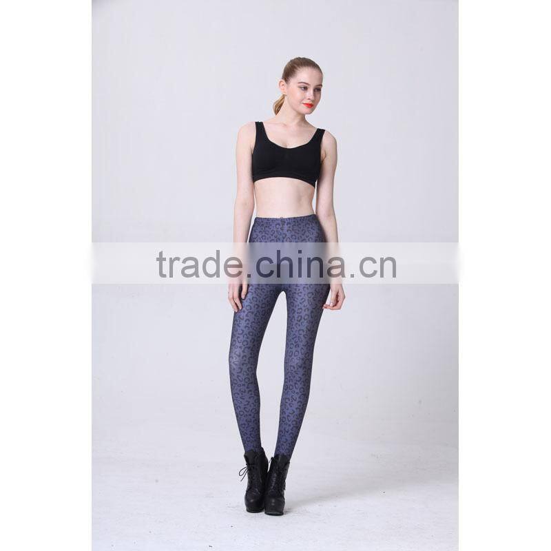 2015 newly women leopard printed yoga leggings