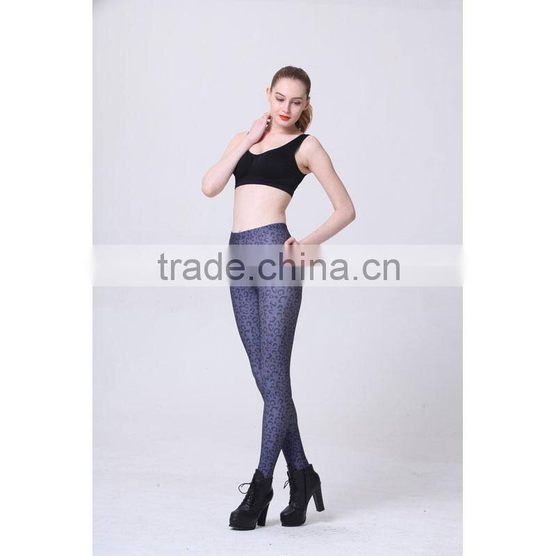 2015 newly women leopard printed yoga leggings