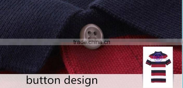 2014 polo brand summer striped shirt men 100% nylon polo shirt