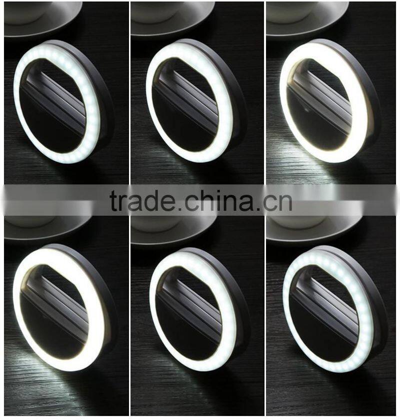 Newest LED Ring Flash Fill Selfie Light Lamp Outdoor Lighting For Mobile Phone