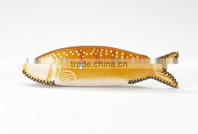 Pencil bag,leather pencil bag ,zipper pencil bag