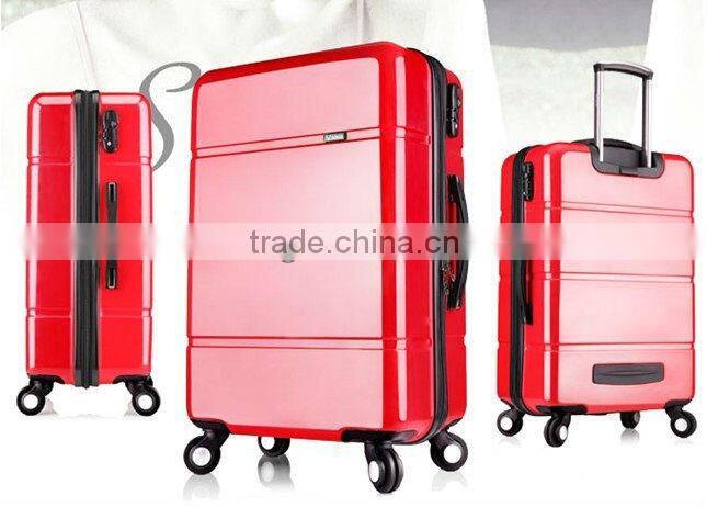China ShenZhen Factory New Design ABS+PC luggage