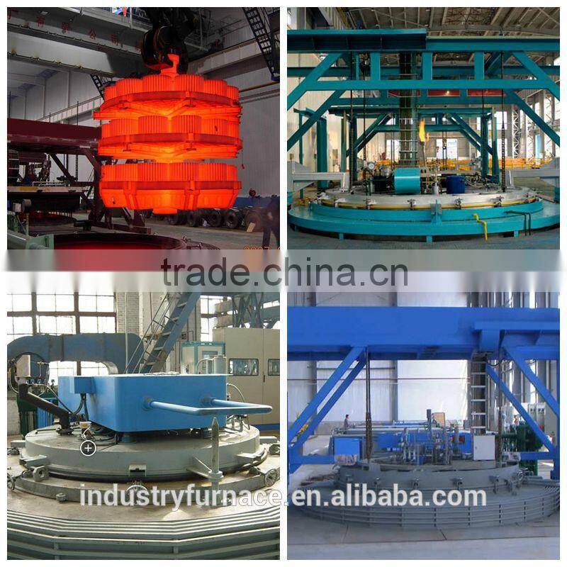 Pit type industrial electrical resistance furnace for quenching tempering