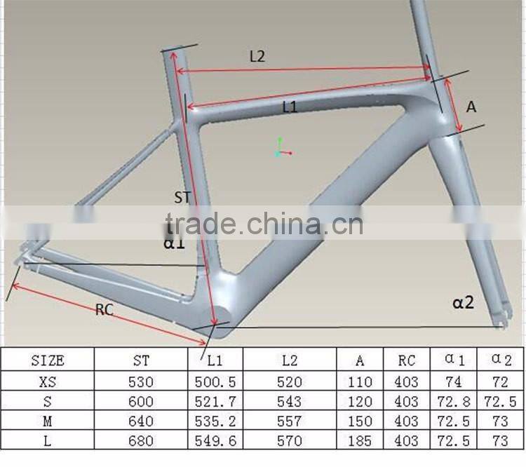 H-R-FCM024 frame factory, accusing carbon fiber road frame DIY customers do custom painting