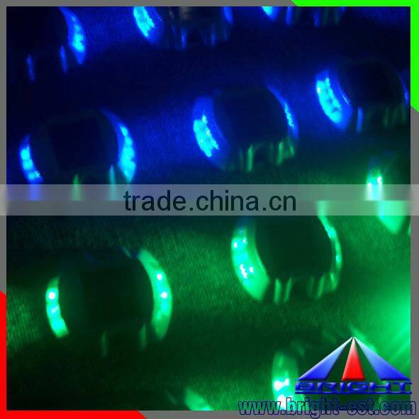 red/blue/green/yellow/white Solar road lamp, reflective pavement stud