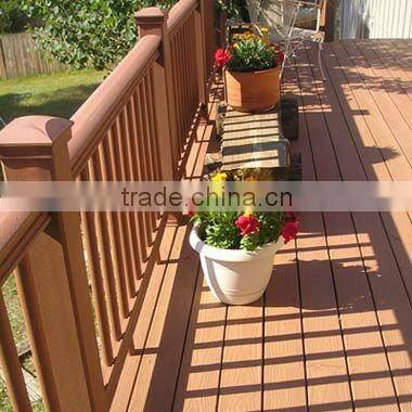 Green Building materials durable colorful outdoor wpc decking