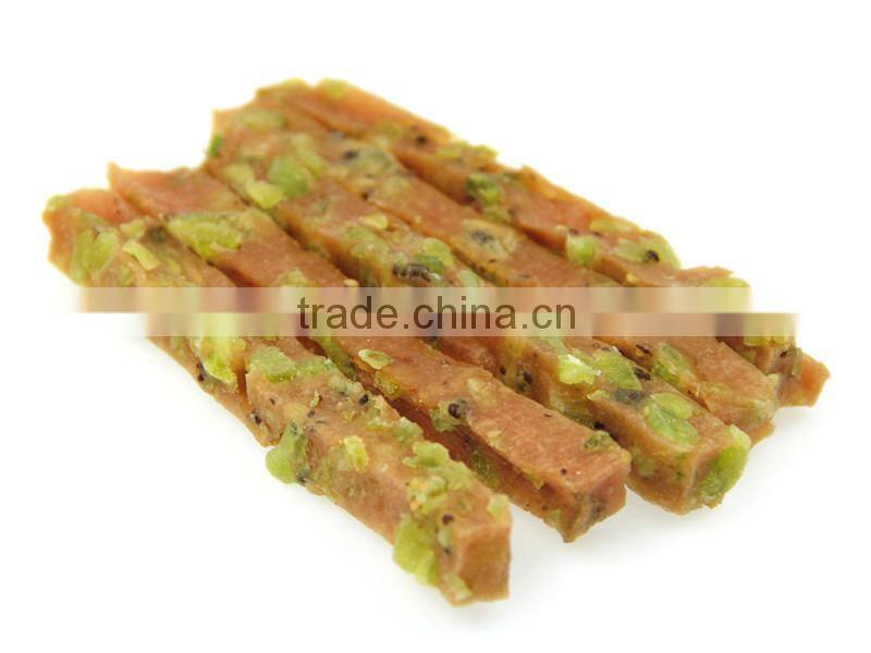 wholesale natural dry fish skin and white biscuit wraps pet dog Snack