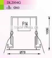 DL2004G Glass Downlight