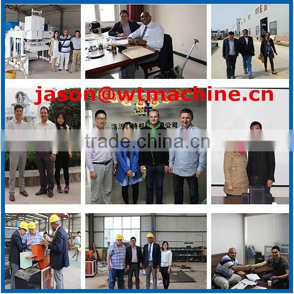 WT1-20M promotion price clay automatic block brick forming equipment