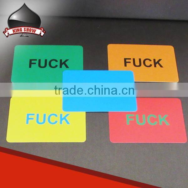 Hign end educational cards with low cost