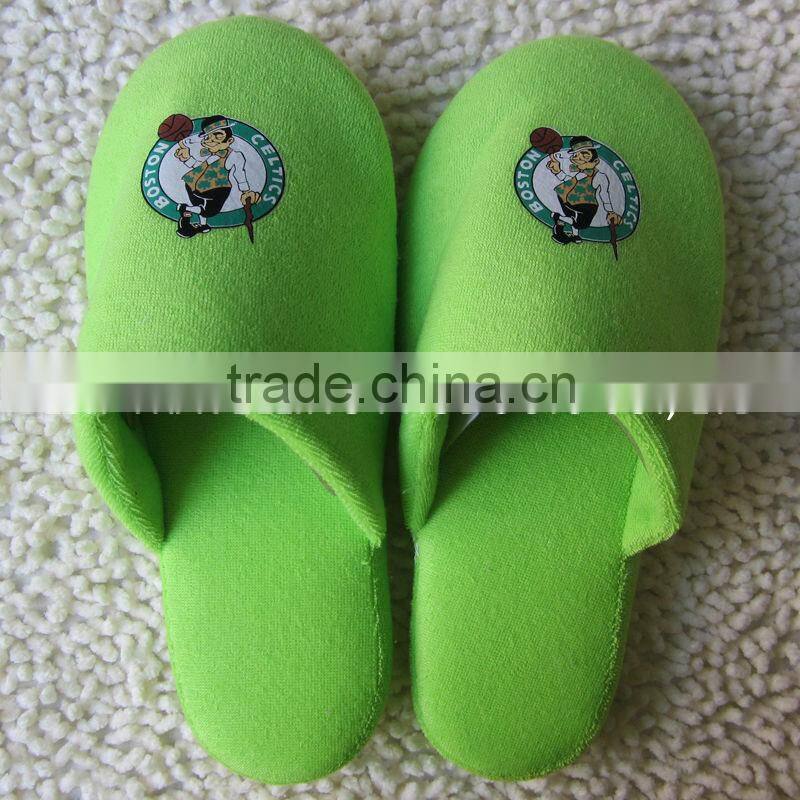 Preimum quality terry travel slippers with bag
