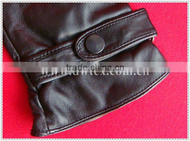 Sheep leather motorbike gloves for men