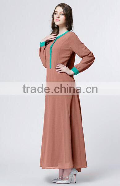 New Arrival Elegant Fashion Long Muslim Dresses for Women