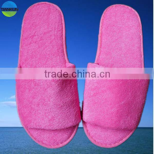 cheap terry towel ladies indoor slipper