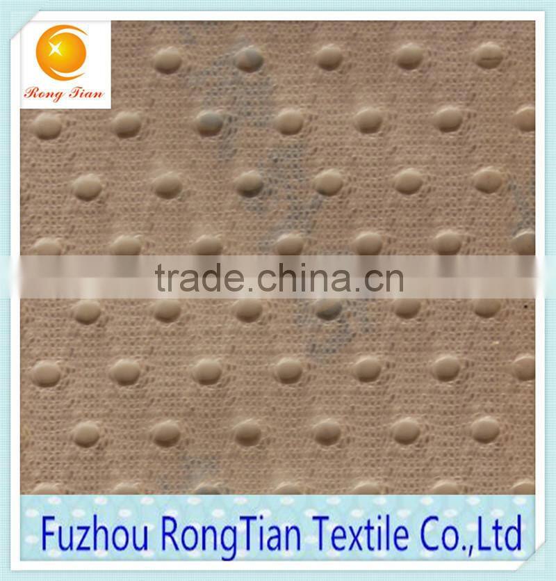 Breathable 100 polyester thin 65gsm bright round hole mesh fabric for cloth