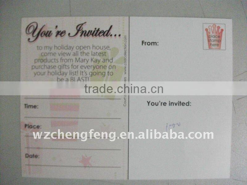 colorful paper card printing