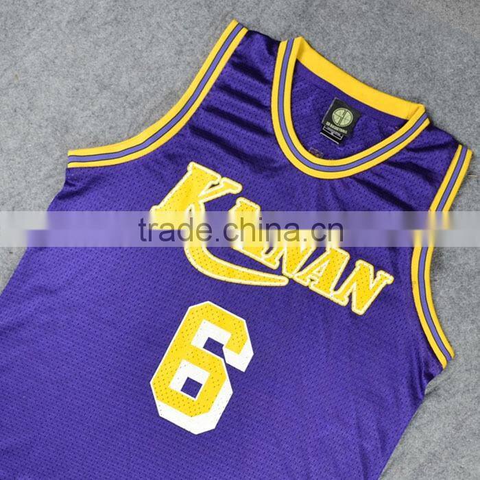 Wholesale blank basketball jersey&basketball jersey logo design