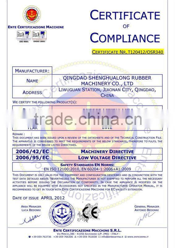 6'' open mixing mill/two roll mill