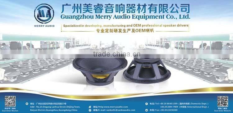 Pro audio 15 inch professional bass speaker,woofer speaker best ohm dj speakers