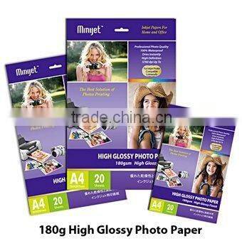 Professional Dual-Side(double) Premium High Glossy Inkjet Photo Paper/photopapier (RC base,resin coated )