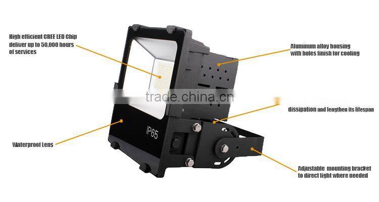 led flood lighting DLC 200w aluminum body 5 years warranty