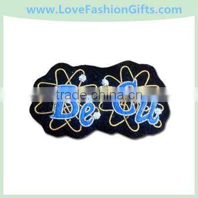 Embroidered Badge,Round Embroidered Woven Biker Patch