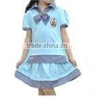 Latest girls white blouse and plaid skirt school uniforms