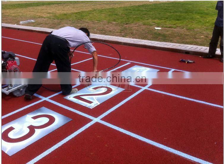Slip resistant rubber flooring rubber running track for school,running track mat