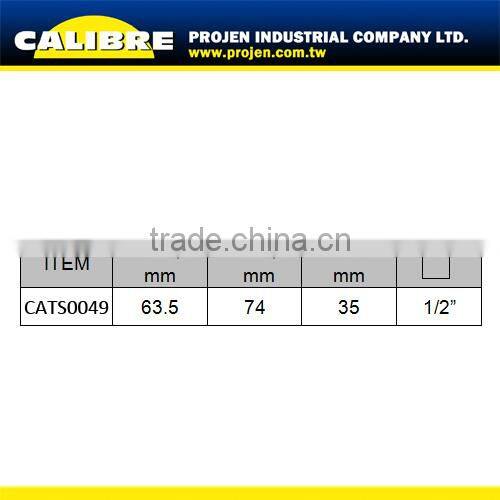 CALIBRE 1/2"Dr Truck Transmission repair Socket