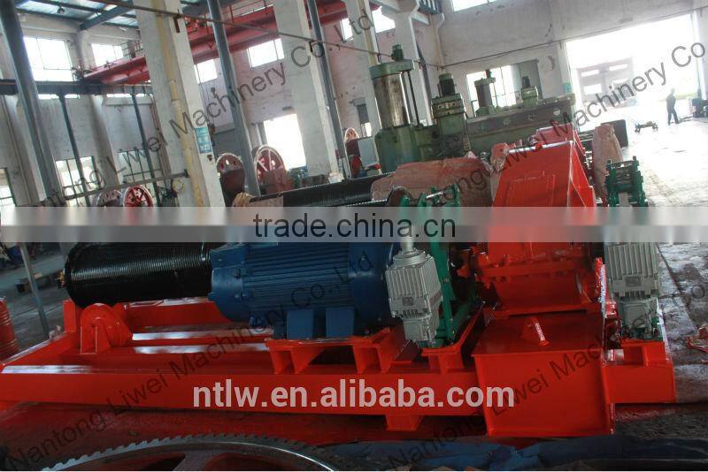 68KN double drum high speed electric winch