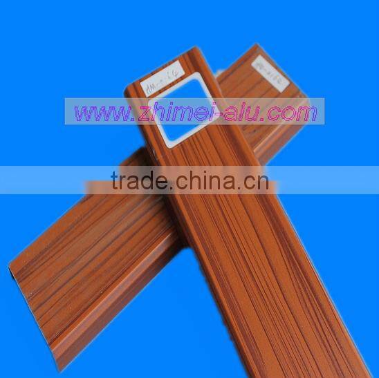 Hot-selling Handfeel Wooden Color Aluminium Profiles