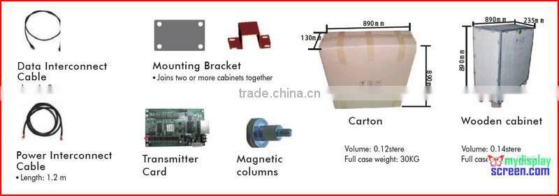 P10 led display curve, Indoor Usage and video and picture Display Function advertising led screen