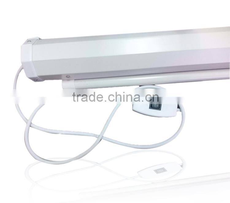 Shenzhen Factory Electric Matte Grey 4:3 84 inch Wall & Ceiling Mounted electric floor projector screen