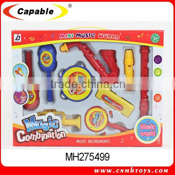 2015 kids funny toy musical instrument set, kindergarten musical instrument