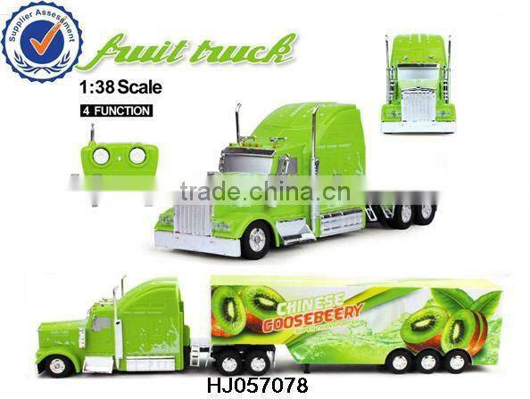 1:38 four channel radio control truck