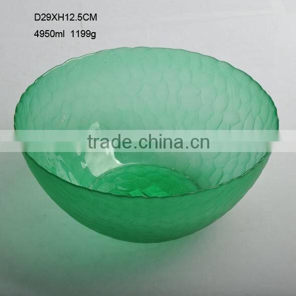 new colored dinnerware glass salad bowl