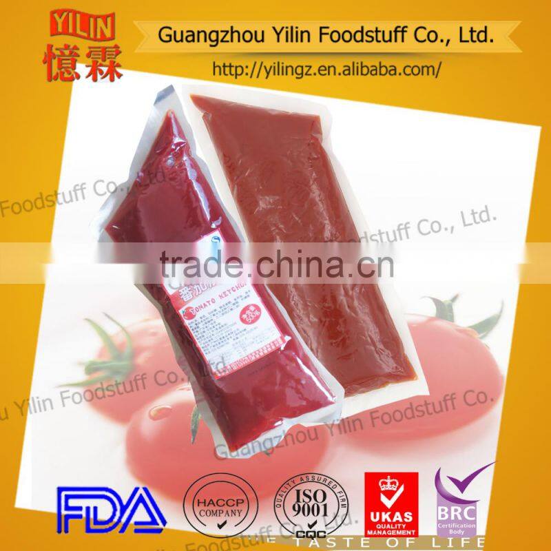 310g squeeze bottle tomato ketchup Yilin brands China
