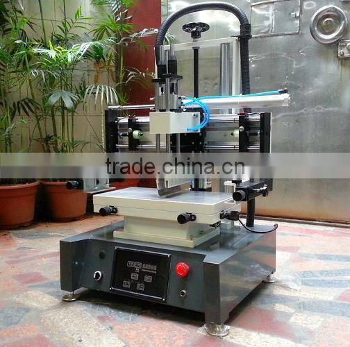Desktop cd screen printing machine with vacuum worktable