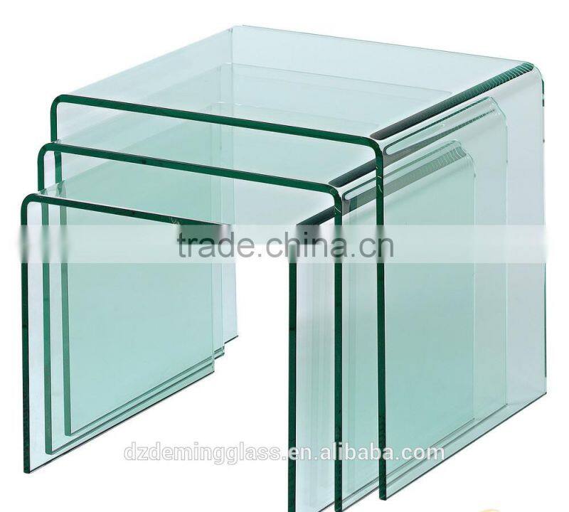 3-19mm high quality heat bent glass with CE,CCC,ISO certification