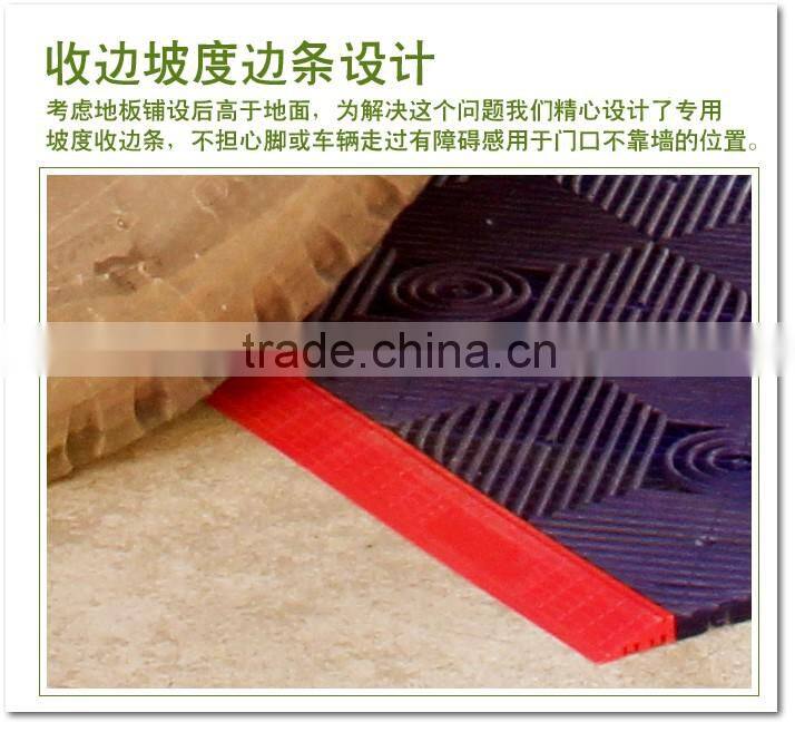 Car wash plastic floor, drainage plastic floor