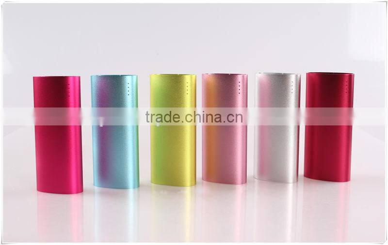 colourful dual output portable charger power bank external battery