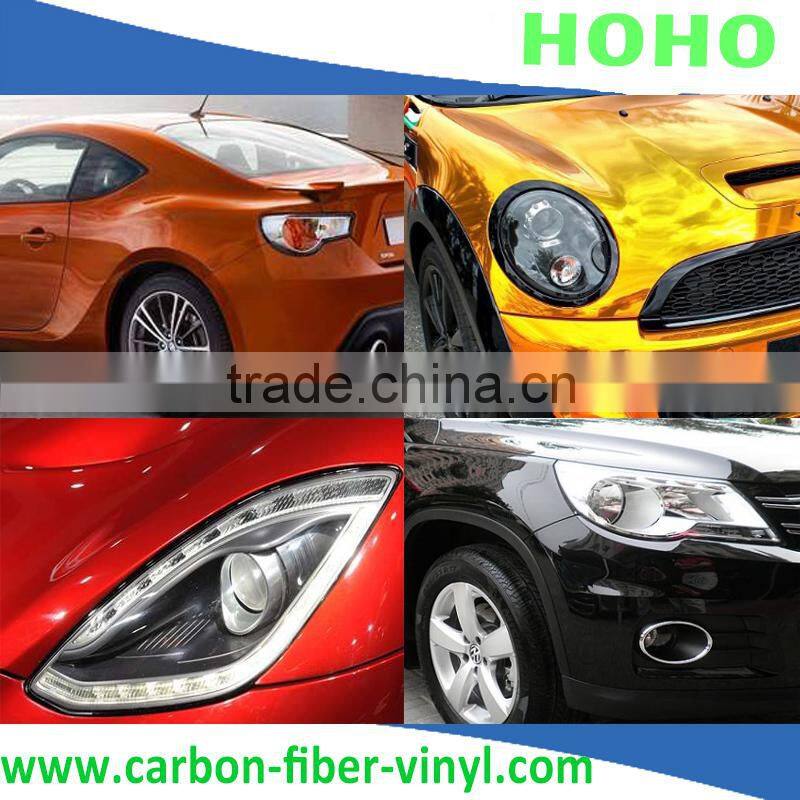 metallic chrome pink car wrap vinyl film