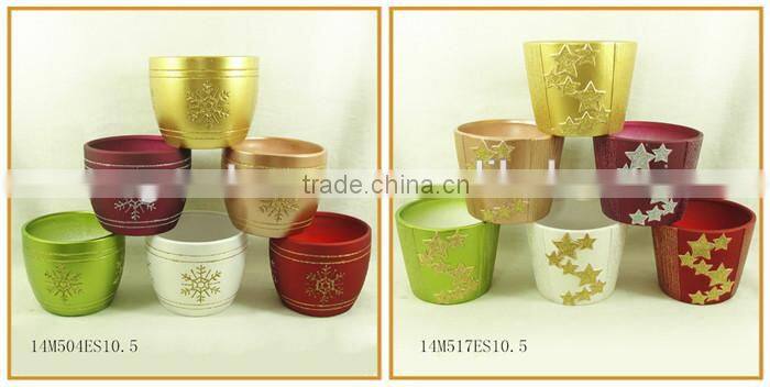 Ceramic mini children china handmade cartoon flower pot