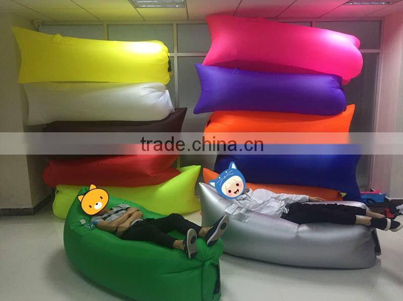 New lnflatable lazy sofa boat get free folding straw hat for sale